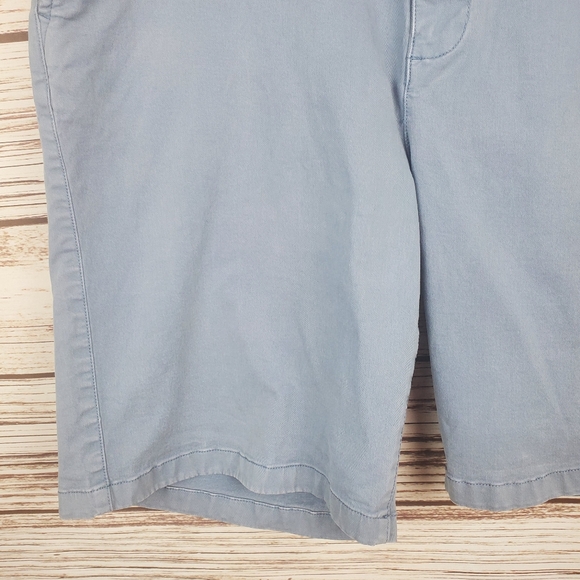 Flint & Tinder Size 36 Mens 365 Lake Blue Chino Khaki Shorts - Picture 5 of 9